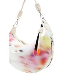 Desigual Handtasche Damen gemustert, weiß