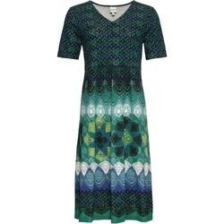 Viskose-Kleid, Druck jade, 52