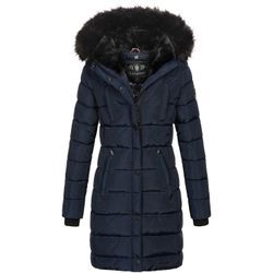 Navahoo Winterjacke Damen Baumwolle, blau