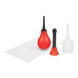 Douche Set with classic and flared Base Tip, 19,6 cm