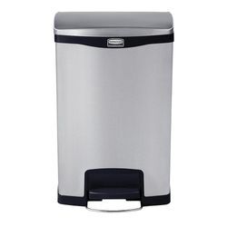 Edelstahl-Tretabfallsammler SLIM JIM® Rubbermaid