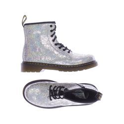 Dr. Martens Damen Stiefelette, silber, Gr. 36