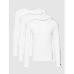 Longsleeve mit Label-Stitching im 3er-Pack