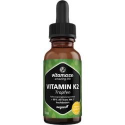 Vitamin K2 MK7 Tropfen hochdosiert vegan 50 ml