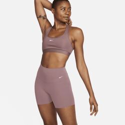 Nike Zenvy Bike-Shorts mit sanftem Halt und hohem Taillenbund für Damen (ca. 12 cm) - Lila