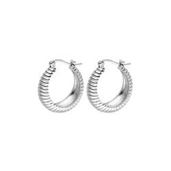 Avenue Structure Hoops Silver