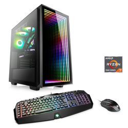 CSL Gaming-PC "Aqueon A77310 Extreme Edition" Computer Gr. Microsoft Windows 11 Home (64 Bit), 32 GB RAM 1000 GB SSD, schwarz