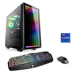 CSL Gaming-PC "Aqueon C99287 Extreme Edition" Computer Gr. Microsoft Windows 11 Home (64 Bit), 64 GB RAM 4000 GB SSD, schwarz