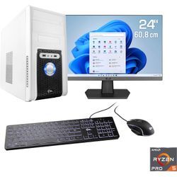 F (A bis G) CSL Gaming-PC-Komplettsystem "Sprint V28884" Computer-Komplettsysteme Gr. Microsoft Windows 11 Home (64 Bit), 8 GB RAM 500 GB SSD, weiß