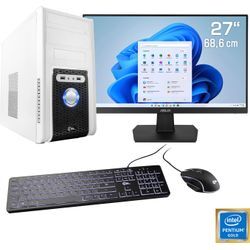 CSL PC-Komplettsystem "Speed V21113", F (A-G), Computer-Komplettsysteme, weiß, Microsoft Windows 11 Home (64 Bit), 16 GB RAM 1000 GB SSD