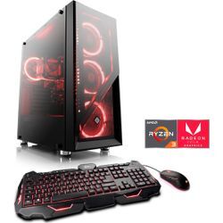 CSL Gaming-PC "Levitas T8112", schwarz, Microsoft Windows 10 Home (64 Bit), 16 GB RAM 1000 GB SSD, Computer