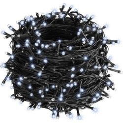 Monzana - Lichterkette 200/400/600 led IP44 Innen Außen Kabel Weihnachtsdeko Leuchtkette Lichtervorhang Weihnachtsbeleuchtung Warmweiß Kaltweiß Bunt