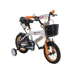 Actionbikes Kinderfahrrad Timson 12 Zoll, V-Brake-Bremsen, höhenverstellbar, Stützräder, Korb