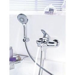 Grohe Wannen-Armatur Eurodisc Cosmopolitan Aufputz, mit Brausegarnitur, chrom, 33395002