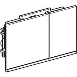 Geberit BetPl. Omega60, für 2-Mengen-Sp. 243118SI1 Glas weiß ET