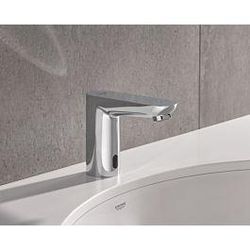 Grohe Euroeco CE Infrarot Armatur 36271000 für Waschtisch, chrom, Batterie 6V, EcoJoy