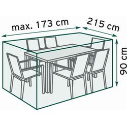 Trendline - Schutzhülle Basic Sitzgruppe 173x215x90 cm Abdeckung Gartenmöbel Hülle