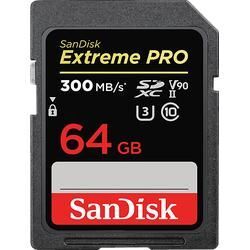 SANDISK Extreme PRO® UHS-II, SDXC Speicherkarte, 64 GB, 300 MB/s