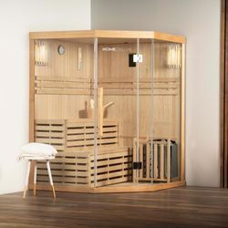 Traditionelle Sauna SKYLINE XL - 150 x 150 cm