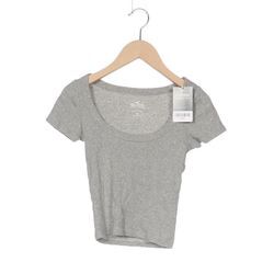 Hollister Damen T-Shirt, grau, Gr. 32