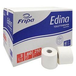 Fripa Toilettenpapier Edina 3-lagig, 60 Rollen