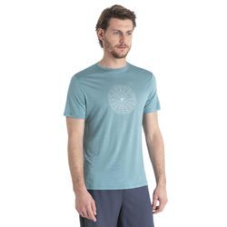 Icebreaker 125 Cool-Lite™ Merino Blend Sphere III T-Shirt Vision Grid - Mann - Cloud Ray - Größe S