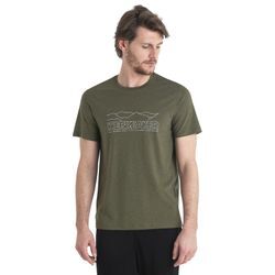 Merinomix Central T-Shirt Icebreaker Story - Mann - Loden - Größe L