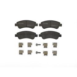 BREMBO Bremsbelagsatz, Scheibenbremse vorne rechts links mit Zubehör für CITROËN (DF-PSA) PEUGEOT VAUXHALL OPEL DS FENGSHEN 425240 425382 1637014580 P