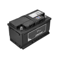 f.becker_line Premium Starterbatterie +30% - 12V, 80 Ah, 740 A 12V 80Ah 740A für RENAULT PEUGEOT LAND ROVER FENDT CITROËN FORD PORSCHE VOLVO OPEL CHEV