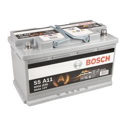 BOSCH S5A - 12V 80Ah 800A Starterbatterie für VW JEEP LAND ROVER AUDI MERCEDES-BENZ JAGUAR PORSCHE VOLVO OPEL BMW NISSAN RENAULT HYUNDAI HOLDEN MINI V