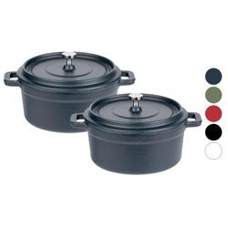 GSW Gusseisen Mini-Serviertöpfe, 2er Set