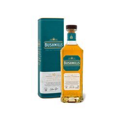 BUSHMILLS Single Malt Irish Whiskey 10 Jahre mit Geschenkbox 40% Vol