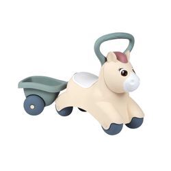 SMOBY Baby Pony Rutscher, mit Anhänger