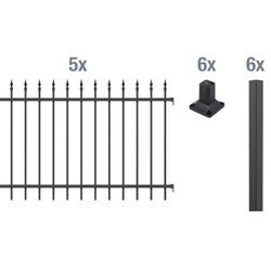 ALBERTS Zaun-Grundset Chaussee, zum Aufschrauben