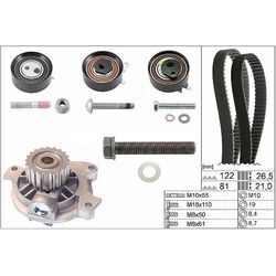 INA Wasserpumpe + Zahnriemensatz mit für SKODA VW SEAT AUDI 074109243J 074109119R 074121005M 530 0483 30