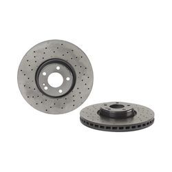 BREMBO Bremsscheibe CO-CAST DISCS LINE vorne rechts Gelocht/innenbel. 342mm für MERCEDES-BENZ A0004212212 0004212212 0004218700 09.D529.23