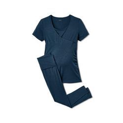 Tchibo Umstands- und Still-Pyjama - Dunkelblau - Gr.: XL