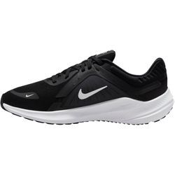 Laufschuh NIKE "QUEST 5" Gr. 40,5, schwarz-weiß (black, white, iron, grey, dk, smoke, grey) Schuhe Damen