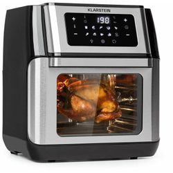 Klarstein - AeroVital Fry Heißluftfritteuse,3D-heating System: 1500W,XL-Volumen: 10L, 9 Programme, Cool touch housing, 60 Minuten-Timer, Thermostat: