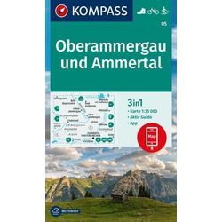 Kompass Karte Nr. 05 Oberammergau und Ammertal 1:35.000