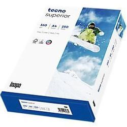 Kopierpapier tecno superior, DIN A4, 160 g/m², hochweiß, 1 Paket = 250 Blatt