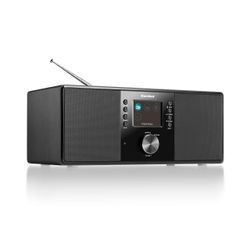 DAB 5000+ Digitalradio (DAB+ / UKW-RDS, AUX-IN, Bluetooth, Wecker mit Dual-Alarm) schwarz