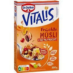 Dr.Oetker Vitalis Früchte ohne Zuckerzusatz Müsli 500,0 g