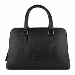 bugatti Elsa Handtasche Leder 32 cm schwarz