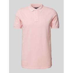 Regular Fit Poloshirt im unifarbenen Design Modell 'Ambrosio'