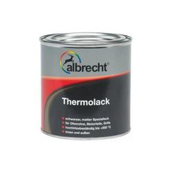 Albrecht - Thermolack 125 ml schwarz matt Lack Grilllack Speziallack Innen Außen