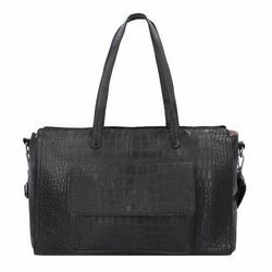 Cowboysbag Alvanley Wickeltasche Leder 40 cm croco black