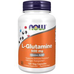 Now Foods, L-Glutamine 500 mg, 120 Kapseln [215,00 EUR pro kg]
