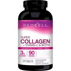 Neocell, Super Collagen + Viatmin C und Biotin. 270 Tabletten [95,93 EUR pro kg]