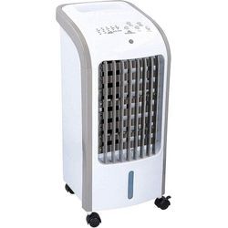 JUNG Ventilatorkombigerät MESKO mobiles Klimagerät ohne Abluftschlauch, Wasserkühlung, Aircooler, Timer Aircondition 60W Luftkühler leise Ventilator Kühler, weiß